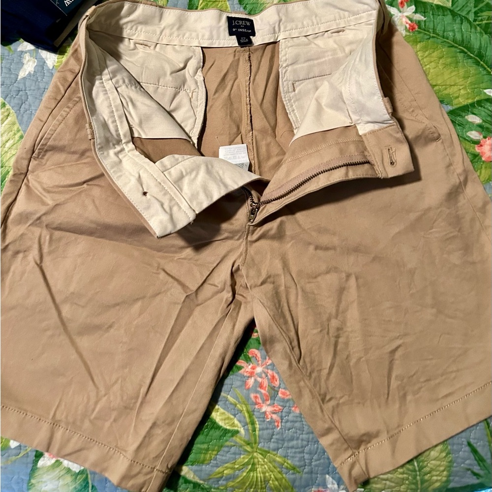 J.CREW 9”inseam size 29 khaki shorts